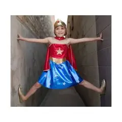 Great Pretenders Superhero pige udklædningstøj 4-6 år - Tryllesæt