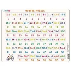 Larsen Puslespil Minus regnestykker  - 58 brikker - 