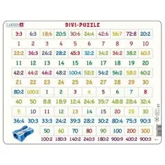 Larsen Puslespil Division  - 58 brikker - Wallstickers