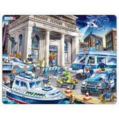 Larsen Puslespil - Politi - 43 brikker - Puslespil