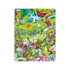 Larsen Puslespil Sommerfugle - 42 brikker - 
