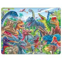 Larsen Puslespil Dino Selfie - 43 brikker - 