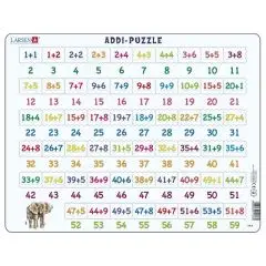 Larsen Puslespil - Matematik + Lær at regne, 58 brikker - 7+ år