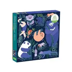 Puslespil 500 brikker, Dovendyr m. venner - Mudpuppy - Puslespil 500 brikker