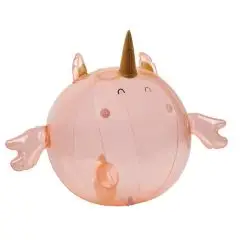 Sunnylife Badebold Enhjørning - Peachy Pink - Strandlegetøj