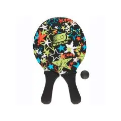 Bat spil, 2 stk m. bold i Neopren Glow fra Sunflex - Klippe og klistre