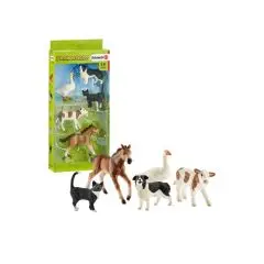 Schleich Farm World sæt m. 5 dyr - Legetøj til haven