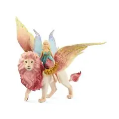 Schleich Bayala Fe på flyvende løve - Natlamper