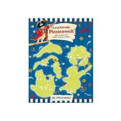 Kaptajn Sharky - Selvlysende figurer til væggen med pirattema* - Wallstickers